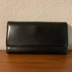 Black Leather Coach Wallet